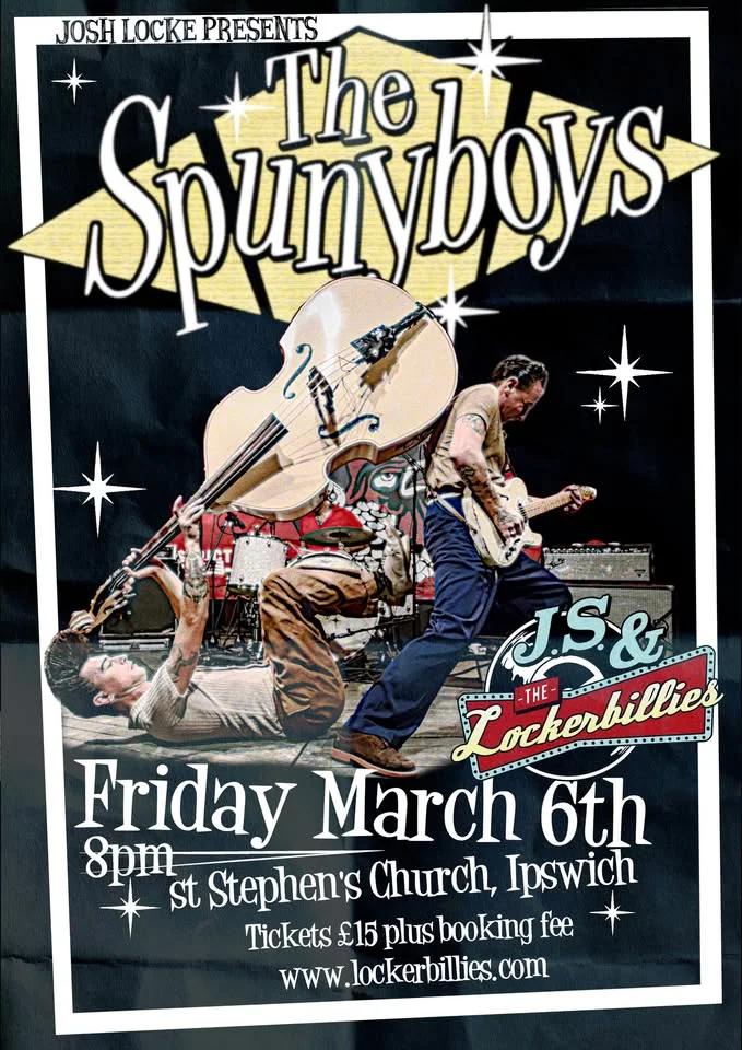 The Spunyboys + J.S. & the Lockerbillies at St Stephen's Church, Ipswich