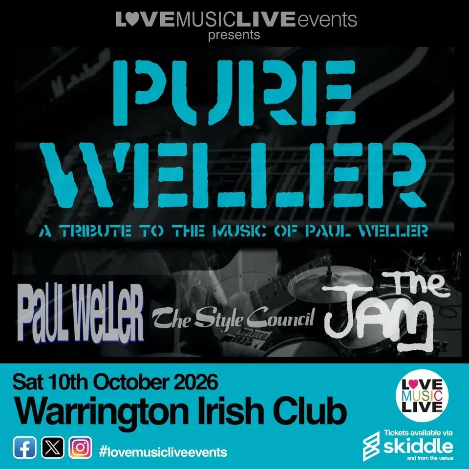 PURE WELLER LIVE AT WARRINGTON IRISH CLUB