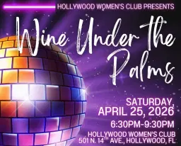 Wine Under the Palms - Open to the Public