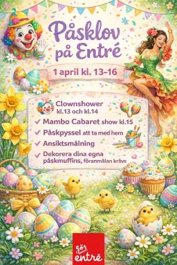 Påsklov på Entré upplevelsecenter