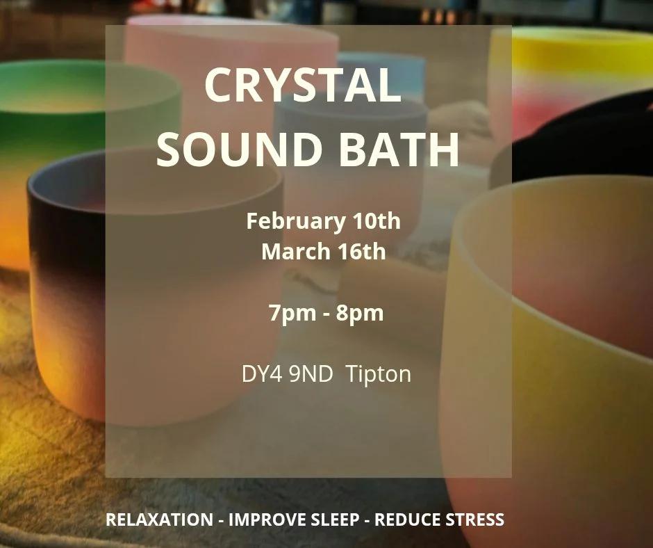 Crystal Sound Bath & Gong Relaxation Evenings