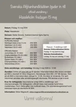 Rasspecial Hässleholm