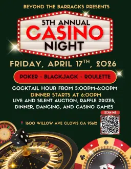 Beyond The Barracks 5th Annual Casino Night