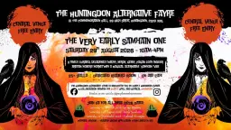 The Huntingdon Alternative Fayre, Early Samhain 2026 - Saturday 29th August 𓅂
