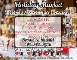 Holiday Market at Yinzer Valley Farms