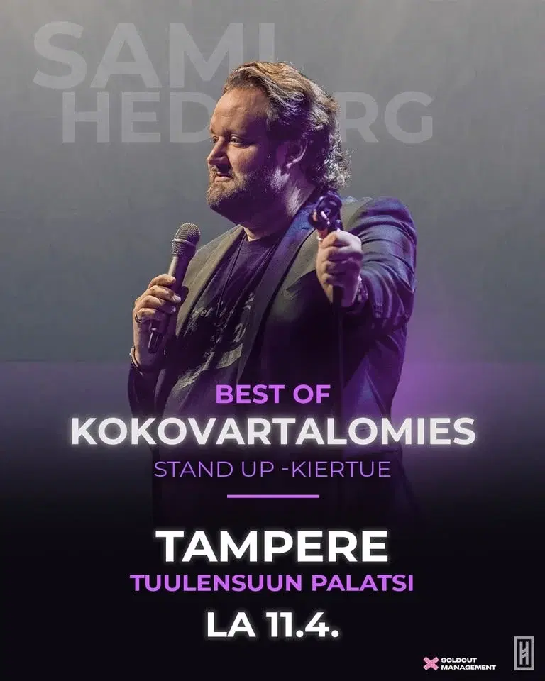 Sami Hedberg - Best of Kokovartalomies / Tampere, Tuulensuun Palatsi