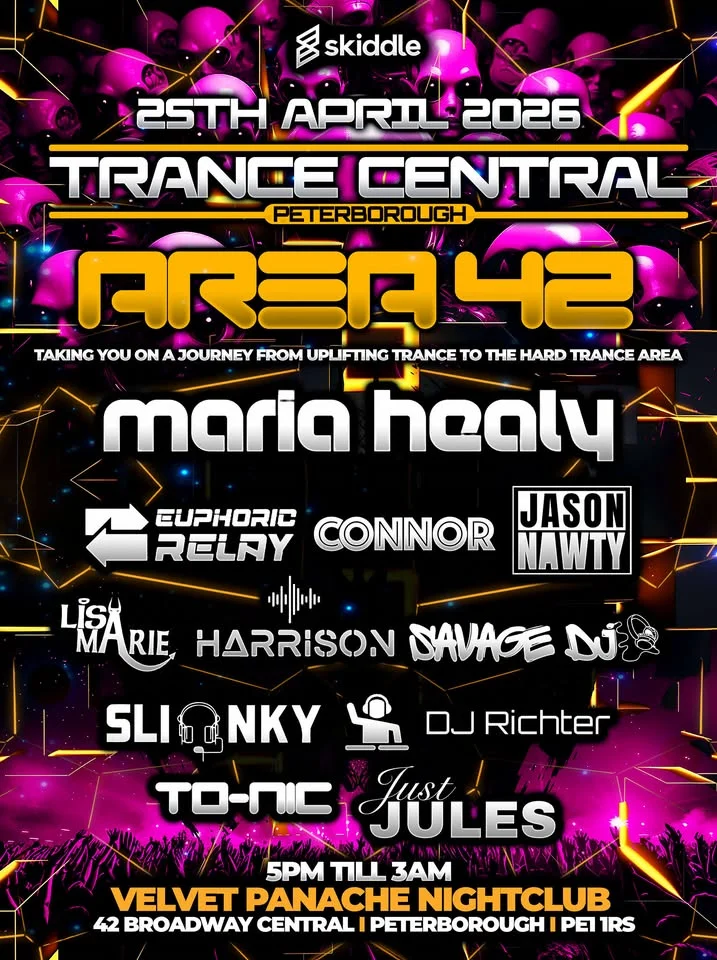 Trance Central Area 42 Headlining Maria Healy!