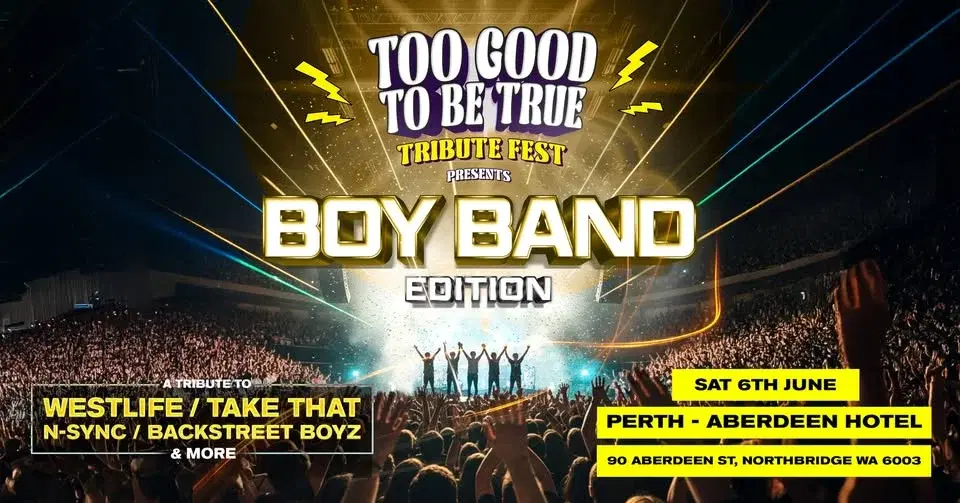 Tribute Festival: Boyband Edition comes to Perth!