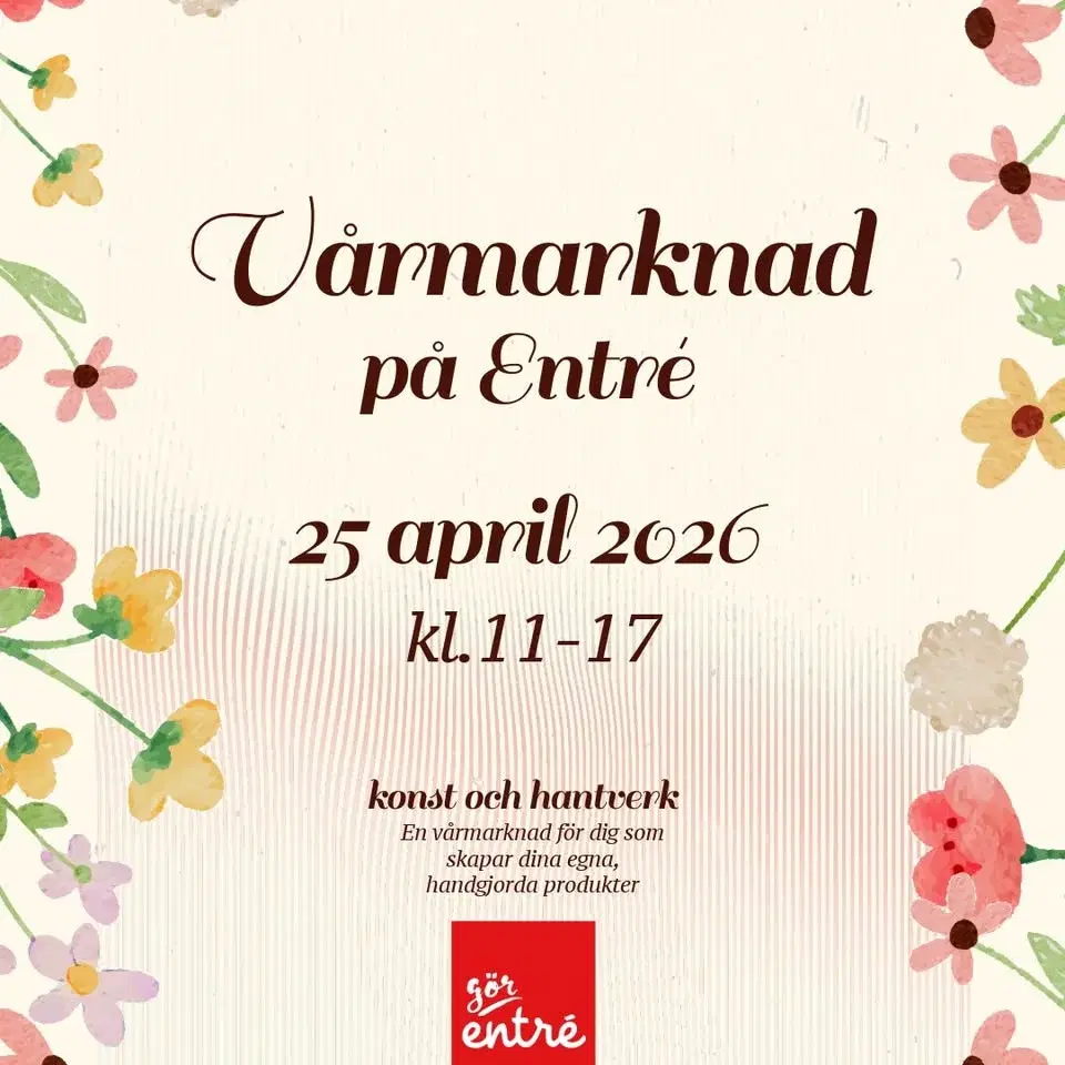 Vårmarknad på Entré