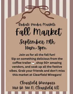 Radiate Vendor Markets - September