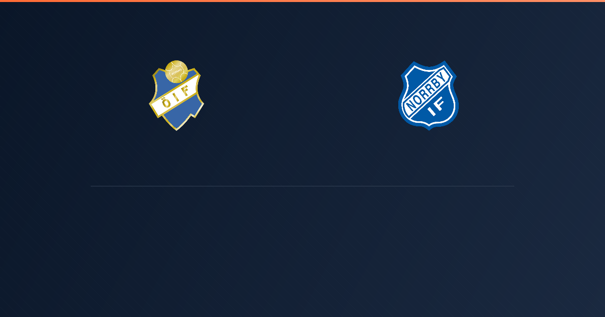 Öster vs Norrby