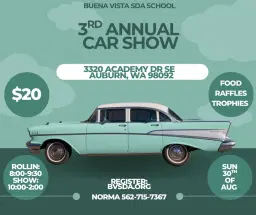 BVSDA 3rd Annual Car Show