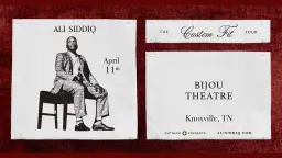 Ali Siddiq: The Custom Fit Tour