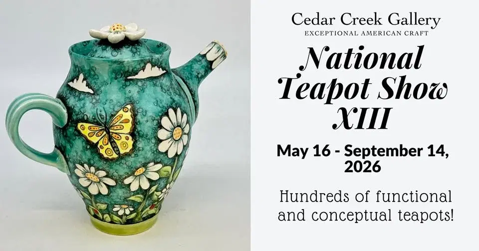 Cedar Creek Gallery National Teapot Show XIII