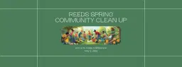 Reeds Spring Community Clean-up