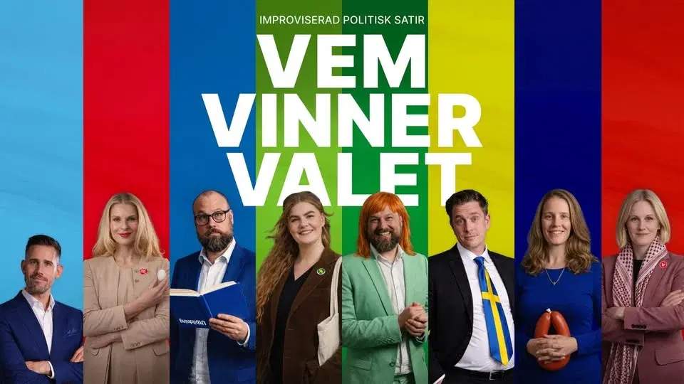 đȘ âš Vem vinner valet - Improviserad politisk satir âš đȘ