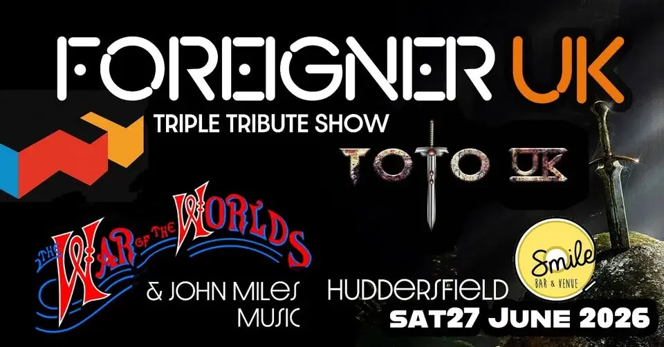 Triple Tribute Show - Foreigner UK, Toto UK, War of the Worlds