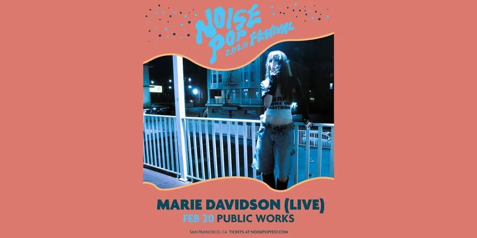 Marie Davidson (Live), Yu Su, New York + more presented by Noise Pop Festival & Public Works