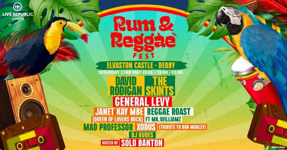 Rum & Reggae 2026 | Elvaston Castle, Derby
