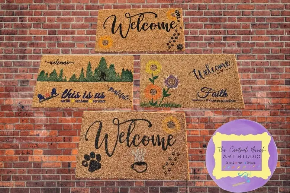 Spring has Sprung DIY DOOR Mat Workshop