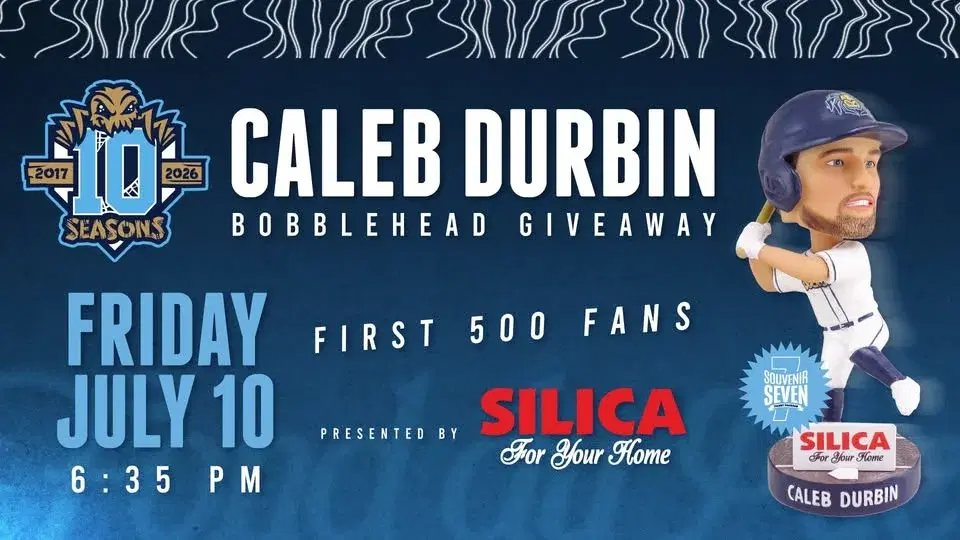 Caleb Durbin Bobblehead Giveaway