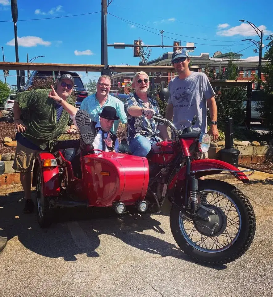Sidecar At BridgeWay Station For Bike Night
