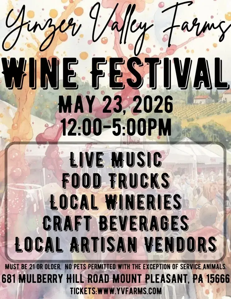 Yinzer Valley Farms Spring Wine Festival