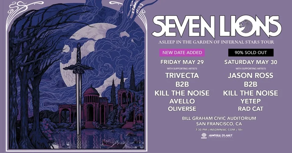 Seven Lions at Bill Graham Civic Auditorium - Two Nights!