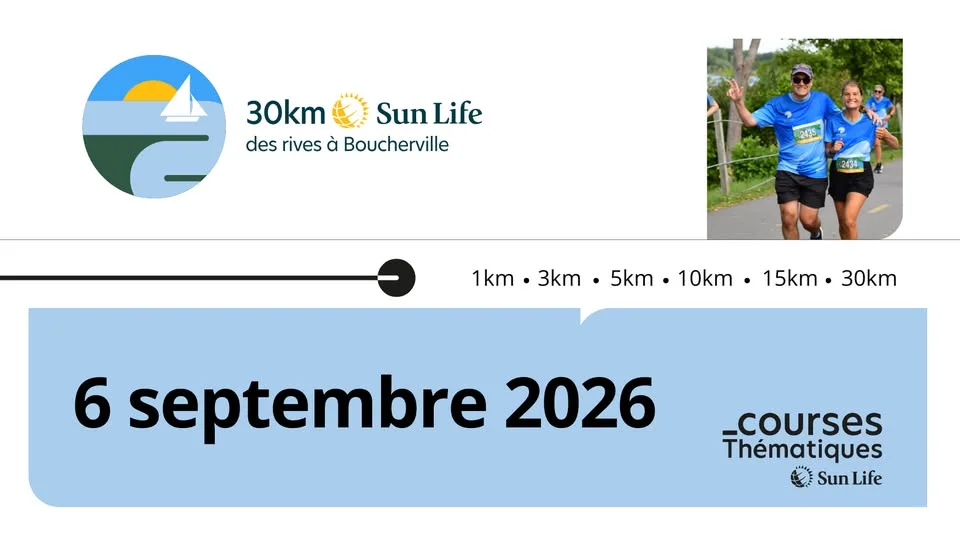 30 km Sun Life des rives à Boucherville 2026