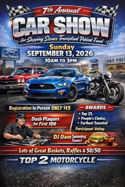 Stepping Stones 7 Annual Car Truck and Bike Show