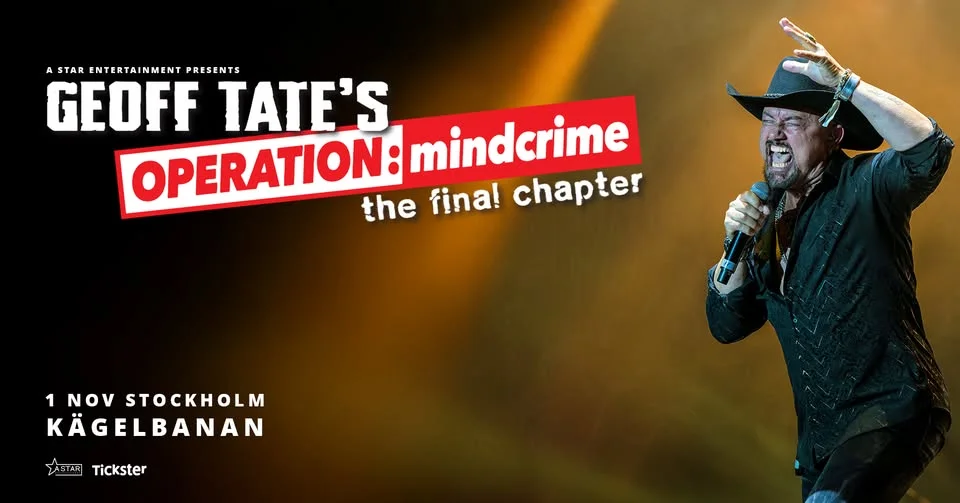 Geoff Tate´s Operation: Mindcrime | Stockholm
