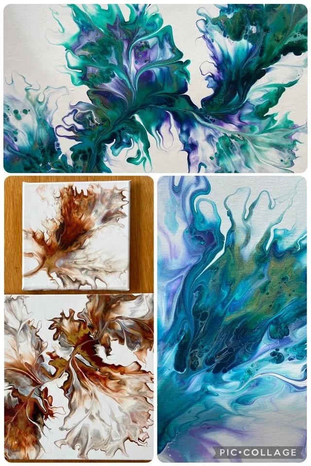 Fluid Art ‘Dutch Pour’ Canvas Workshop FULLY BOOKED