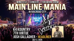 Main Line Mania | Wing Fest & Firework Show | Concert!
