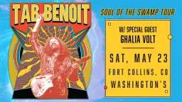 Tab Benoit with special guest The Ghalia Volt Band