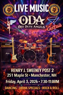 ODA Returns to Sweeney Post, Manchester NH