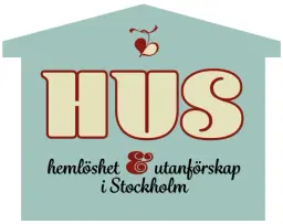 Hus med kläder, hygien, varm mat, matlådor, mackor, te/kaffe/juice