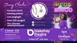 ⭐MEGA⭐ Musical Bingo at The Blakehay Theatre (Weston-super-Mare) - Friday 10th July 7pm