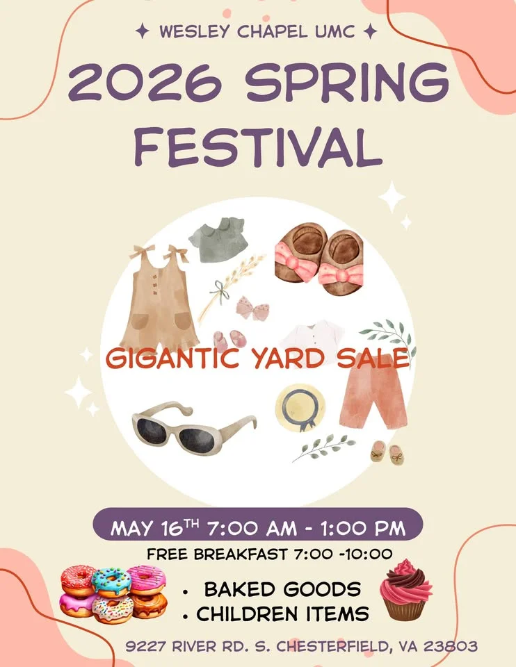 WCUMC 2026 Spring Festival (Gigantic Yard Sale)