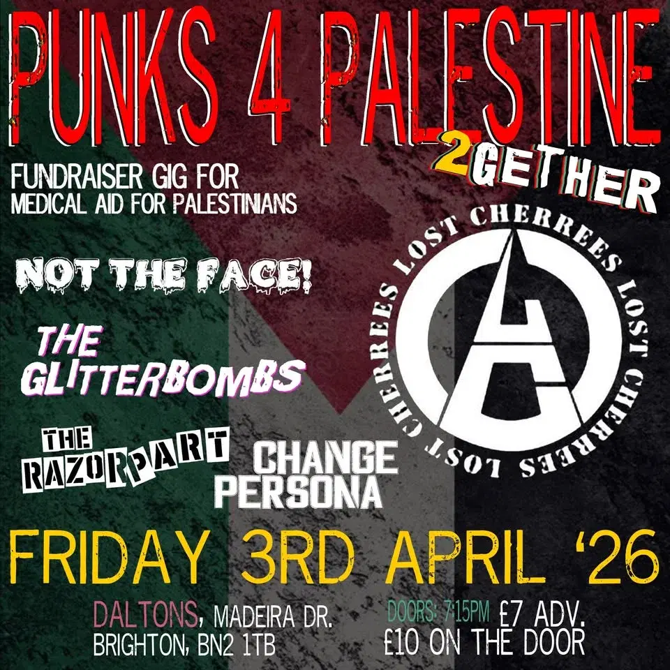 Punks 4 Palestine 2Gether @ Daltons (3rd April '26)