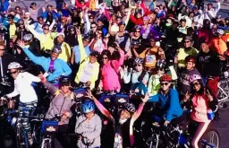 510 Hikers on another cycle party through the Embarcadero and Golden Gate!!