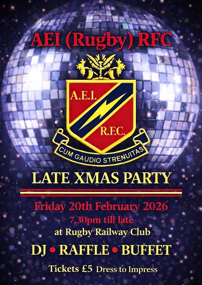 AEI (Rugby) RFC Late Xmas Party #AEIGATHERING