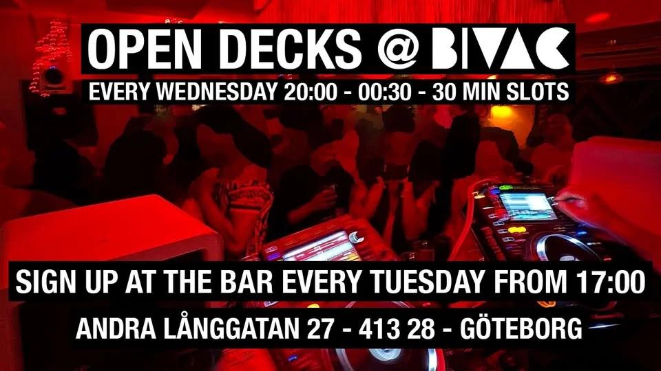Open Decks @Bivac