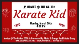 Movies @ The Galion: Karate Kid