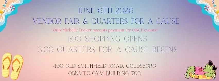 June 2026 Vendor Fair & Quarters for a Cause