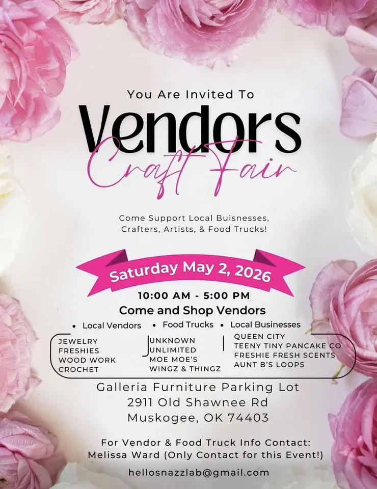 May 2026 Vendor's Craft Fair