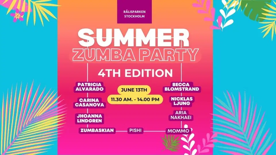 Zumba Summer Party, 4th ed in Stockholm