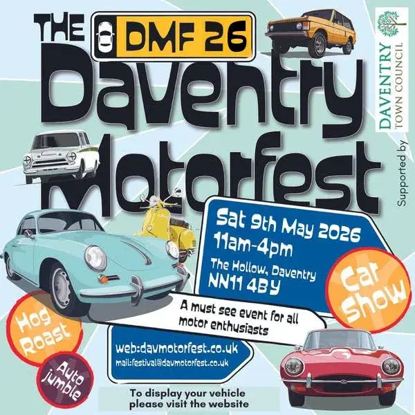 Daventry Motorfest 2026: A Celebration of Style, and Classic Motoring!