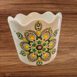 Mandala Dot Planter with Jenna