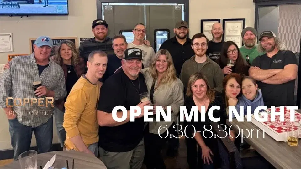 April Open Mic at the Copper Pub!