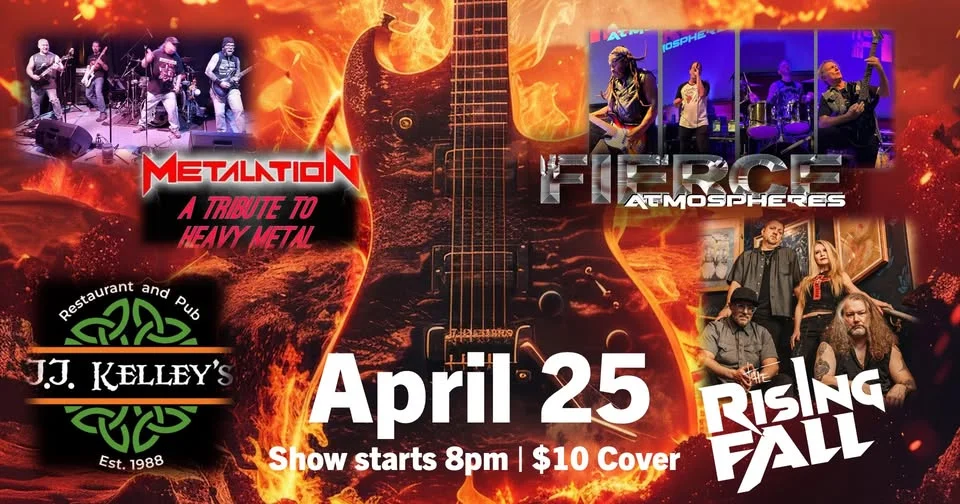 The Rising Fall, Fierce Atmospheres and Metalation at J J Kelley's